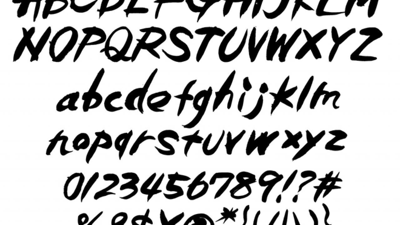 無料筆文字素材：アルファベット フォント No.29のダウンロードページ